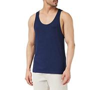 Emporio Armani Men's Superfine Linen Blend Tank Serbatoio, Blu Navy, S Uomo