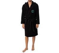 Emporio Armani Micro Spugna da Uomo Bathrobe, Nero