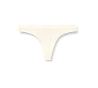 Emporio Armani Microfiber 2-Pack Thong Slip a Tanga, Bianco, S Donna