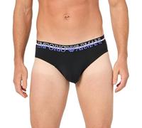 Emporio Armani Microfiber Essential Brief, Slip Uomo, Nero (Black), L