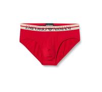 Emporio Armani Microfiber Essential Brief, Slip Uomo, Rosso (Red), S