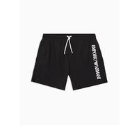 EMPORIO ARMANI Mid Boxer Costume a Pantaloncino, Nero, L Uomo