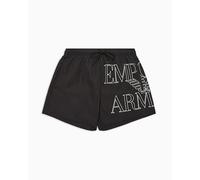 EMPORIO ARMANI Mid Boxer Costume a Pantaloncino, Nero, S Uomo