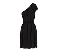 Emporio Armani - Mini abito monospalla con volant - - Dresses - Donna - Nero - M