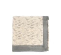 Emporio Armani - Monogram Scarf - - Accessories - Donna - Beige - ONE SIZE