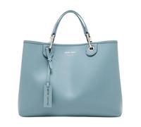 Emporio Armani Borsa tote media con stampa cervo MyEA Blu-Cielo
