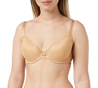 Emporio Armani Natural Bra Virtual Lace, Reggiseno Push Up Donna, Beige (Nude), 34 B