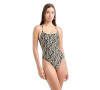EMPORIO ARMANI One Piece Swimsuit Costume Intero, Nero/Logo Mandorla, L Donna