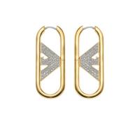 Emporio Armani Orecchini a cerchio da donna placcati oro, EGS3048710
