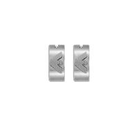 Emporio Armani Orecchini da uomo in acciaio inox, argento EGS3165040, Taglia unica, Acciaio inossidabile, Nessuna pietra preziosa