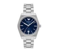 Emporio Armani Orologio analogico blu scuro / argento, Taglia One Size