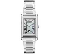 Emporio Armani Orologio Analogico al Quarzo Uomo con Cinturino in Acciaio Inossidabile AR11664, Tono Argento, 25 mm