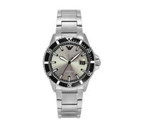 Emporio Armani Orologio Analogico al Quarzo Uomo con Cinturino in Acciaio Inossidabile AR11683, Tono Argento, 42 mm