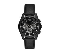 Emporio Armani Cronografo da uomo in acciaio nero, AR11583