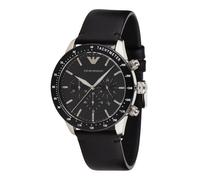 Emporio Armani Orologio analogico nero / argento Uomo Emporio Armani One Size nero / argento