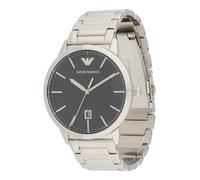 Emporio Armani Orologio analogico nero / argento Uomo Emporio Armani One Size nero / argento