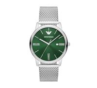 Emporio Armani Orologio Casual AR11578, Argento e verde