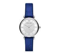 Emporio Armani - Orologio Classico Blu in Pelle - -Accessories -Donna -Blu -ONE SIZE