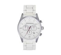 Emporio Armani - Orologio Cronografo - - Accessories - Uomo - Bianco - ONE SIZE