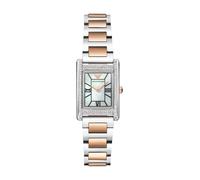 Emporio Armani Orologio Analogico al Quarzo Donna con Cinturino in Acciaio Inossidabile AR11626, Argento e Oro Rosa, 22 mm