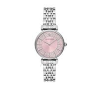 Emporio Armani Orologio Analogico al Quarzo Donna con Cinturino in Acciaio Inossidabile AR11686