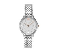 Emporio Armani Orologio Donna, movimento a due lancette, cassa in acciaio 32 mm con bracciale in acciaio, AR80023