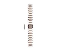 Emporio Armani Orologio da polso da uomo, 22 mm, argento e acciaio inox, cinturino di ricambio originale per AR2434, argento, Classico