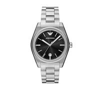 Emporio Armani Orologio da uomo in acciaio inossidabile con tre lancette (Modello: AR11622), Argento, moderno