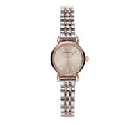 Emporio Armani Orologio Donna, movimento a due lancette, cassa in acciaio inossidabile oro rosa 22 mm con bracciale in acciaio inossidabile, AR1841