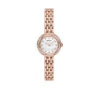 Emporio Armani Orologio Donna, movimento a due lancette, cassa in acciaio inossidabile oro rosa 26 mm con bracciale in acciaio inossidabile, AR11474