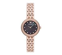 Emporio Armani Orologio donna, movimento a due lancette, cassa in acciaio inossidabile oro rosa 30 mm con bracciale in acciaio inossidabile, AR11432