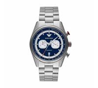 Emporio Armani Cronografo Quarzo Quadrante Blu Acciaio Inox AR11676 50M da Uomo