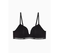 EMPORIO ARMANI Padded Triangle Bra Reggiseno Imbottito, Nero, XL Donna