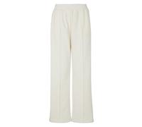 Emporio Armani Pantaloni Donna Iconici Terry Loose Fit Bianco S, Bianco, S