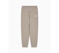 EMPORIO ARMANI Pantaloni Uomo Aquila Patch con Polsini Beige L
