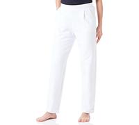 Emporio Armani Pants Textured Terry, Pantaloni Donna, Bianco, L