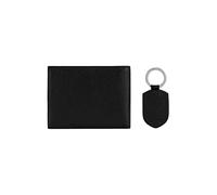 SET PORTAFOGLIO+PORTACHIAVI PELLE NERA EMPORIO ARMANI