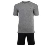 EMPORIO ARMANI Pigiama Uomo Corto ENDURANCE Set, Girocollo, Cotone/Elastan