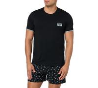 Emporio Armani Piping Logoband T-Shirt, T-Shirt Uomo, Nero (Black), XL