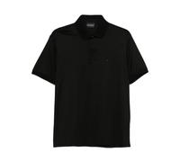 Emporio Armani - Polo in Jersey con Ricamo Aquila - - Tops - Uomo - Nero - S