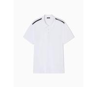 EMPORIO ARMANI Polo Uomo LOGOTAPE Bianco L