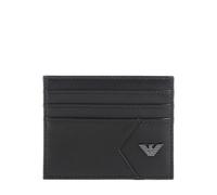 Emporio Armani Premium Nappa Porta carte di credito nero, pelle, uomo