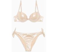 EMPORIO ARMANI Push Up Bikini Set, Lapislazzuli, M Donna