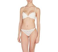 Emporio Armani Push Up Bra 2Loop Eternal Lace, Reggiseno push up Donna, Yogurt, 34C