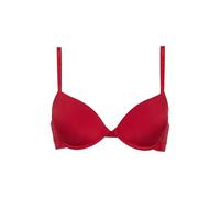 Emporio Armani Reggiseno Push-up iconico in Microfibra Rosso 36B, Rosso, 4B
