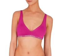 EMPORIO ARMANI Removable Pads Bralette Reggiseno, Bouganville, M Donna