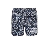 Emporio Armani Ropes Macro Logo Swim Boxer, Boxer Uomo, Multicolore (Navy-White Ropes), 50