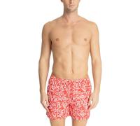 Emporio Armani Ropes Macro Logo Swim Boxer, Boxer Uomo, Multicolore (Red- White Ropes), 46