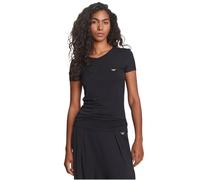 EMPORIO ARMANI S/Sleeve V Neck T-Shirt, Nero, L Donna
