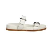 Emporio Armani - Sandali in Pelle Lucida e Lucidato - - Shoes - Donna - Beige - 38 EU